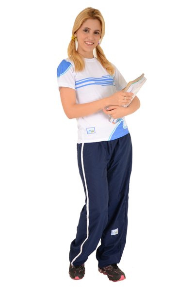 calça tactel feminina uniforme